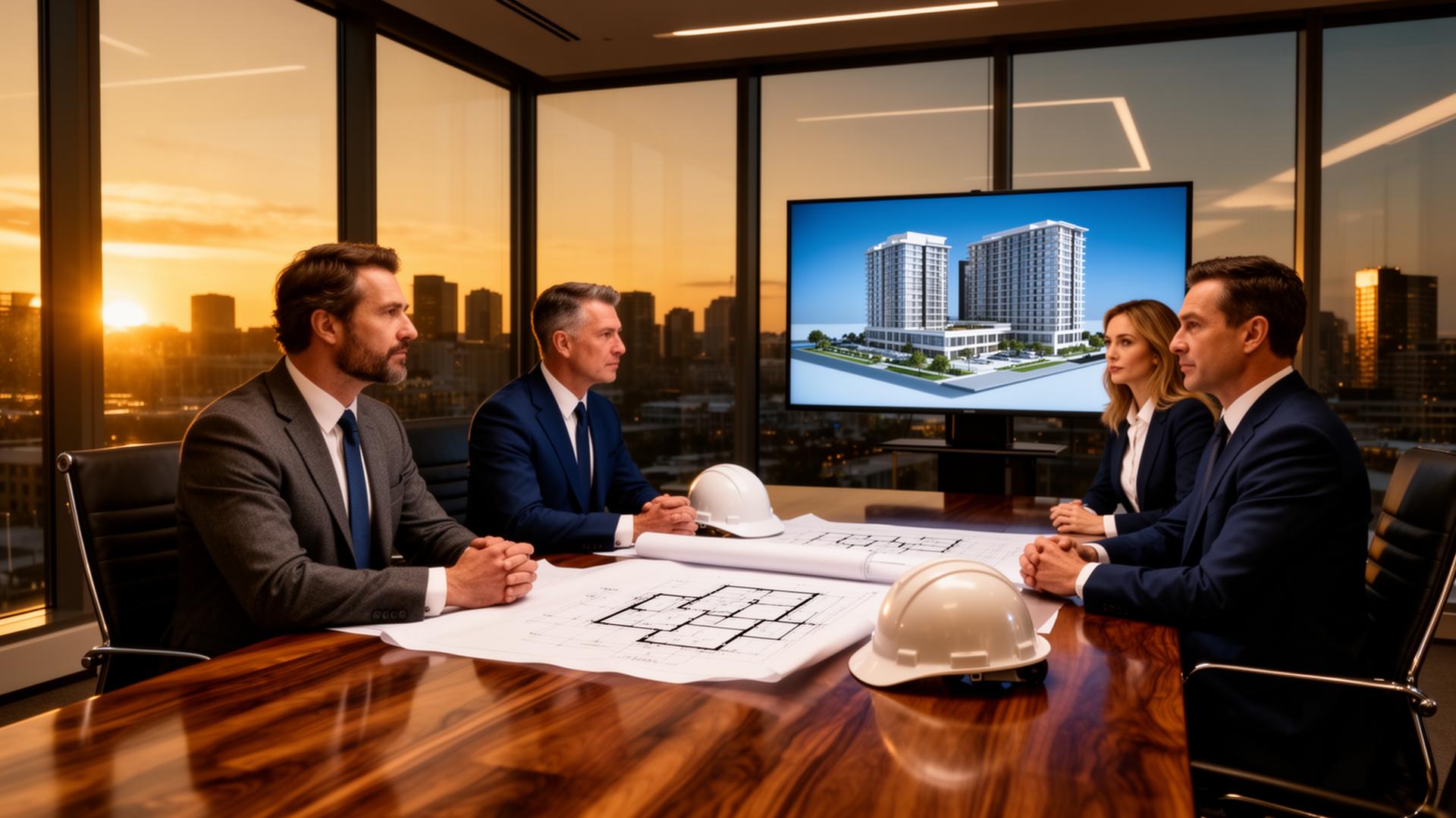 Nurox leadership reviewing project plans
